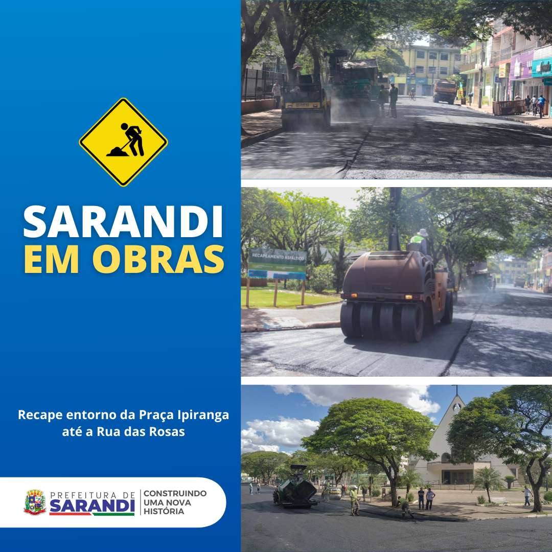 Sarandi em Obras - Recape entorno da Praça Ipiranga até a Rua das Rosas